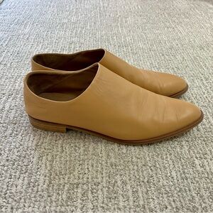 Everlane Camel Leather Modern Babo Slip On Ankle Bootie size 9.5